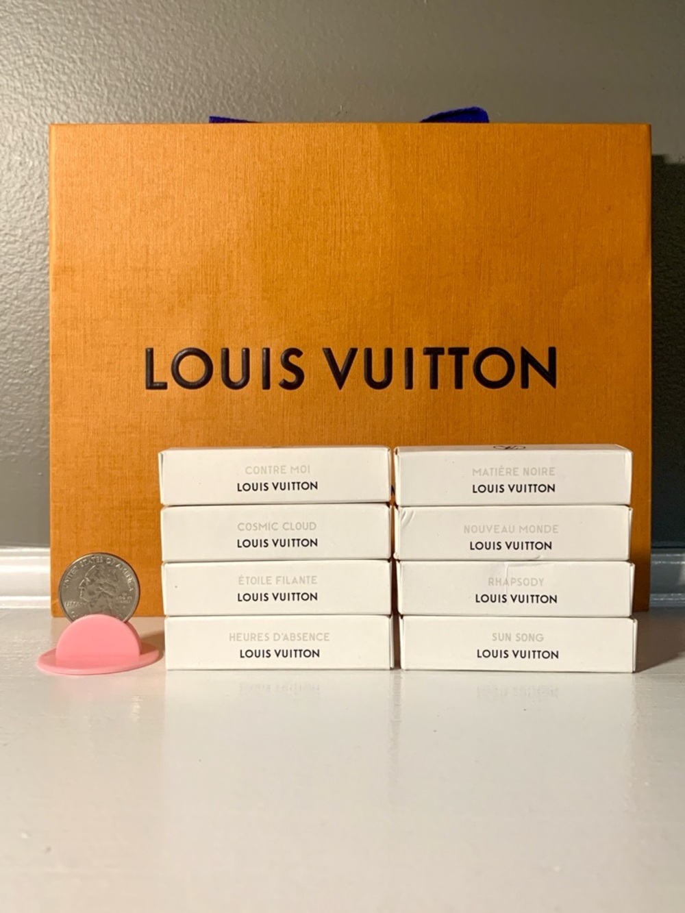 8 Pcs ✅️ Louis Vuitton Mix Collection Sample 2ML/Each Total-16ML